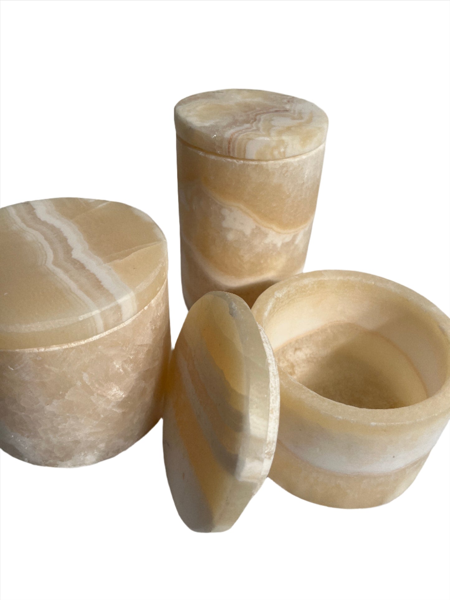 Container - Soapstone Bathroom Container Set