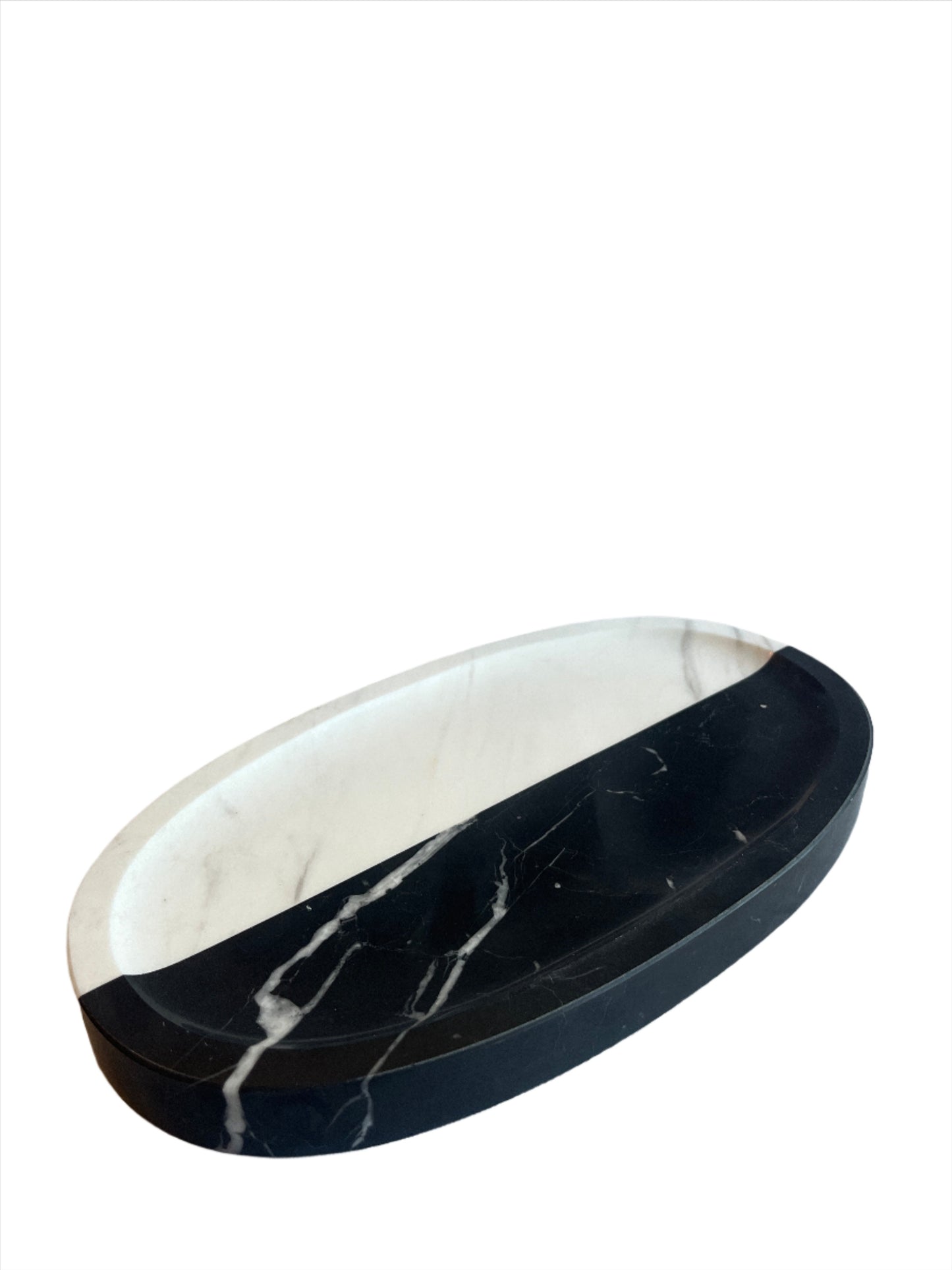 Vanity Tray- Black and White Marble Vanity Tray