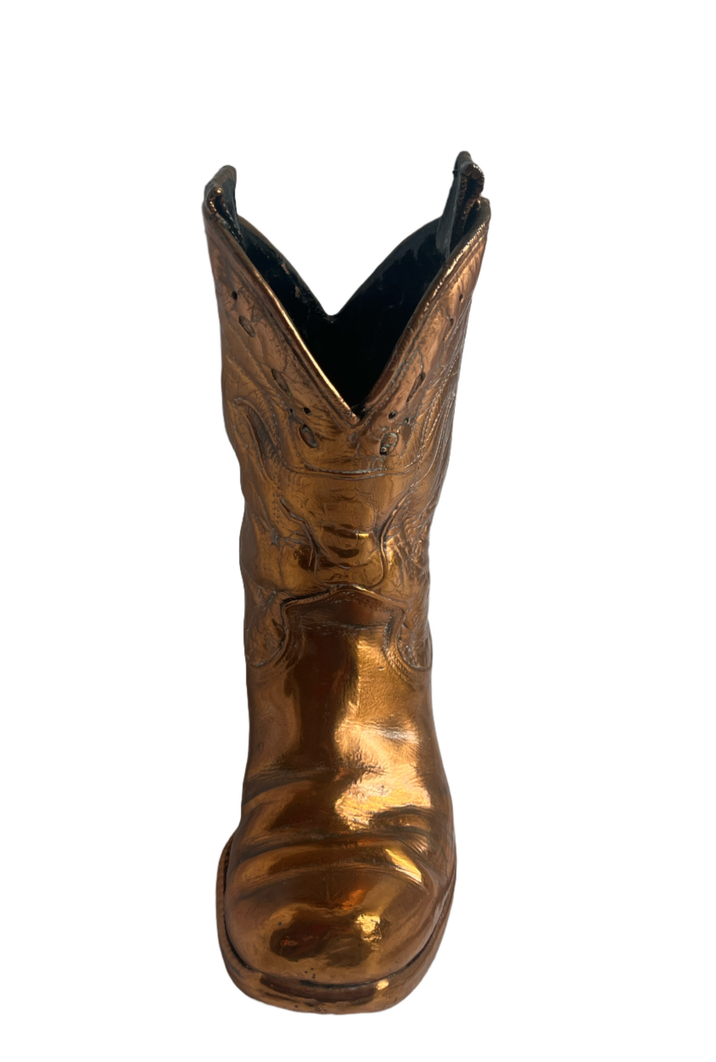 Decorative Copper Cowboy Boots