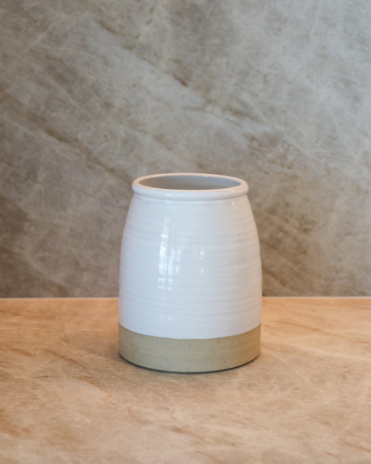 Ceramic White Glaze Vase