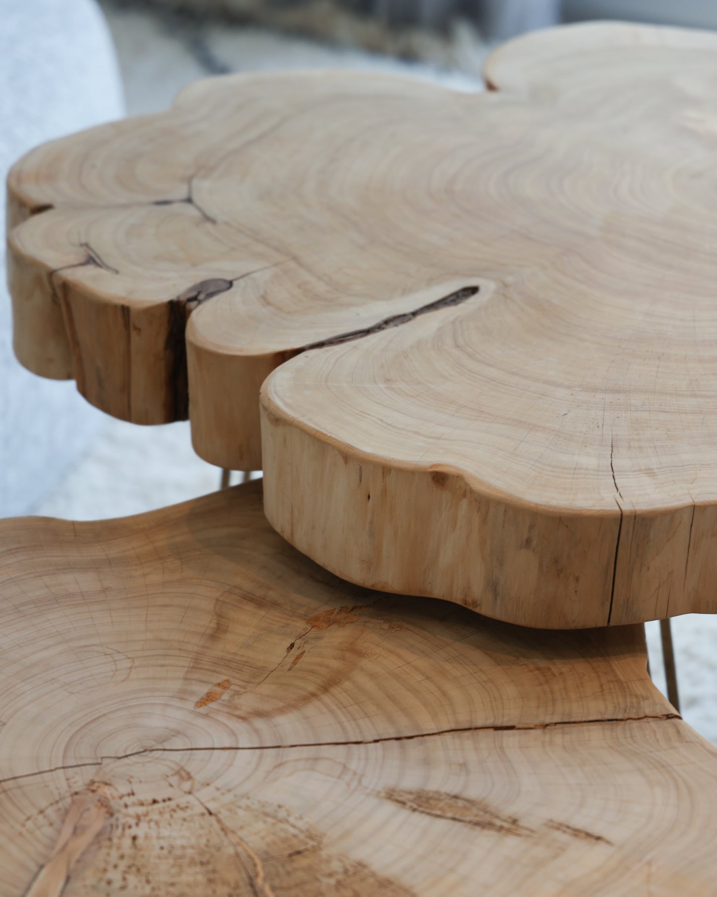 Live Edge Nesting Tables