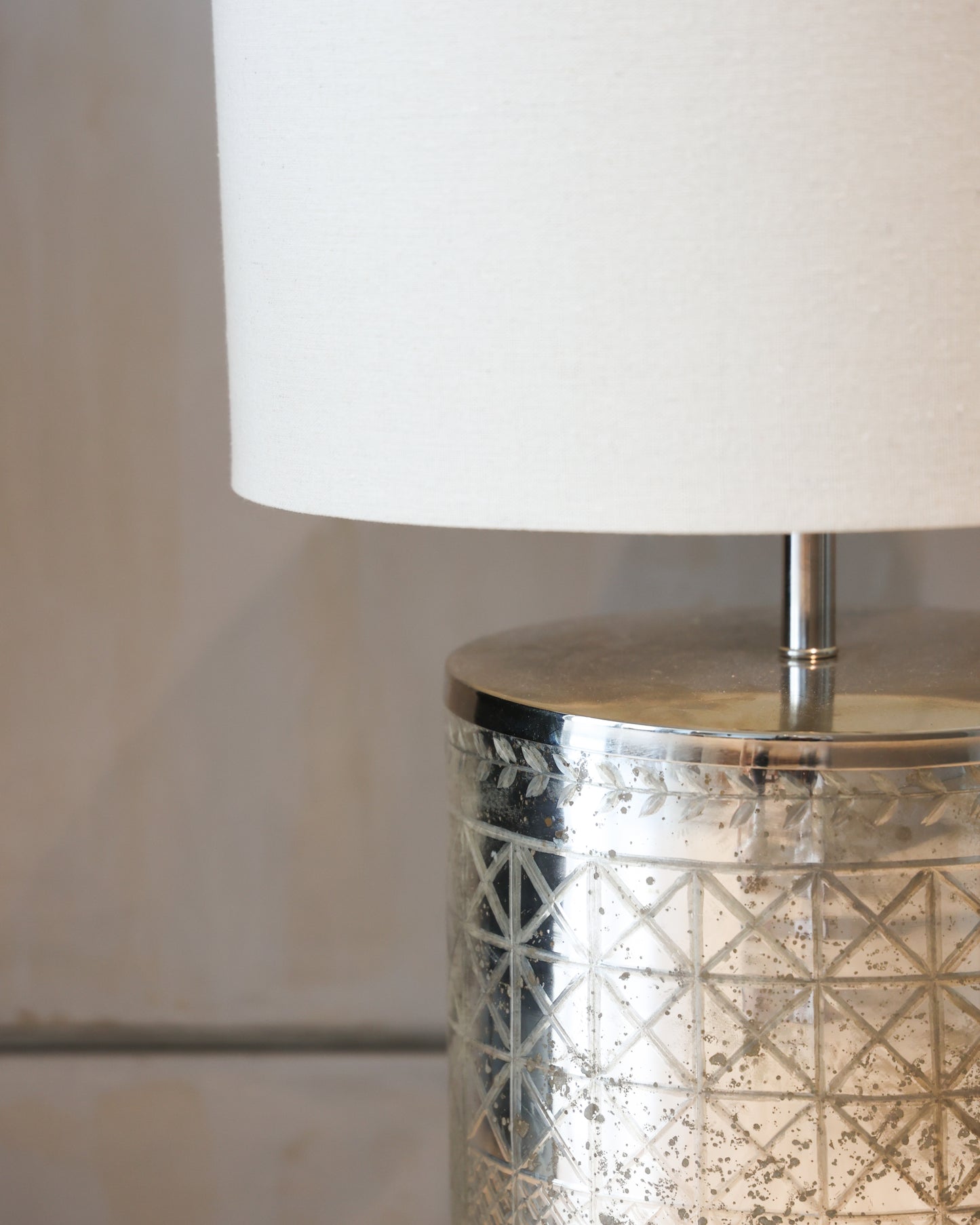 Mercury Glass Table Lamp