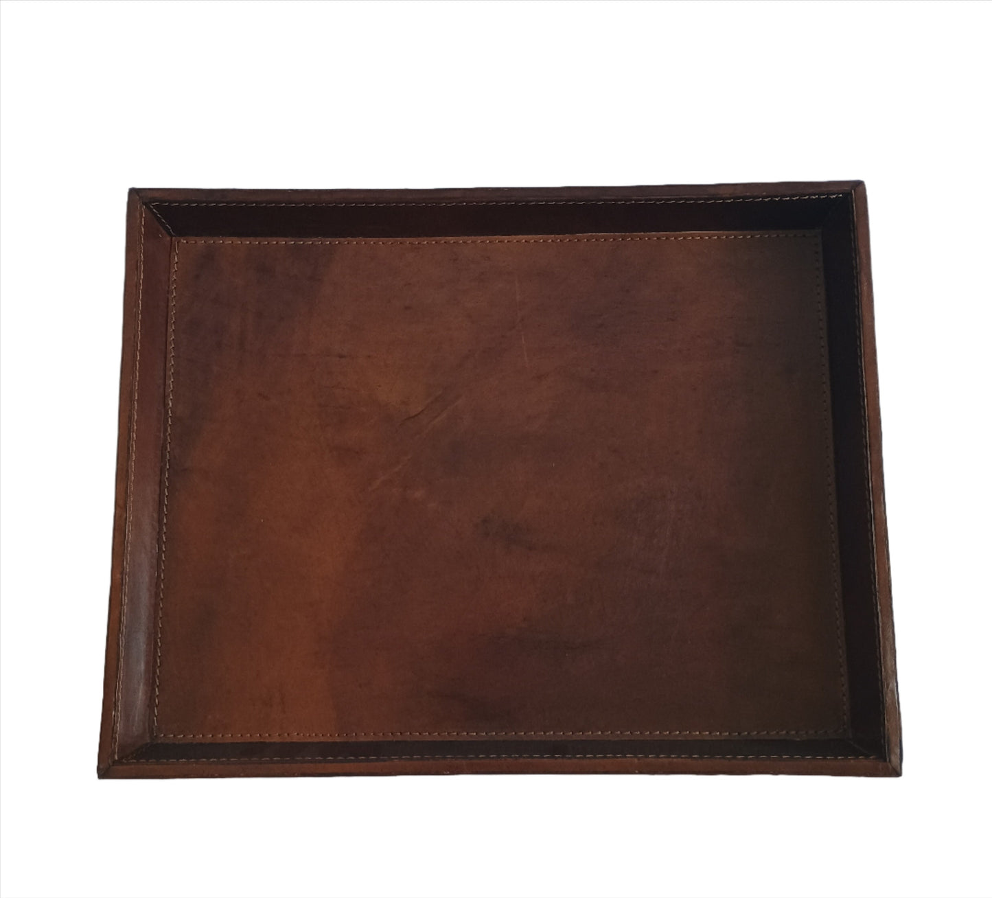 Tray - Brown Leather Tray