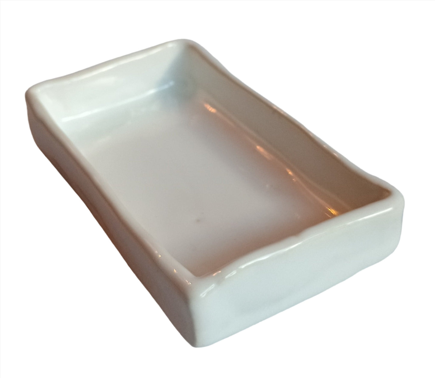 Tea Tray - White Ceramic Tea Tray