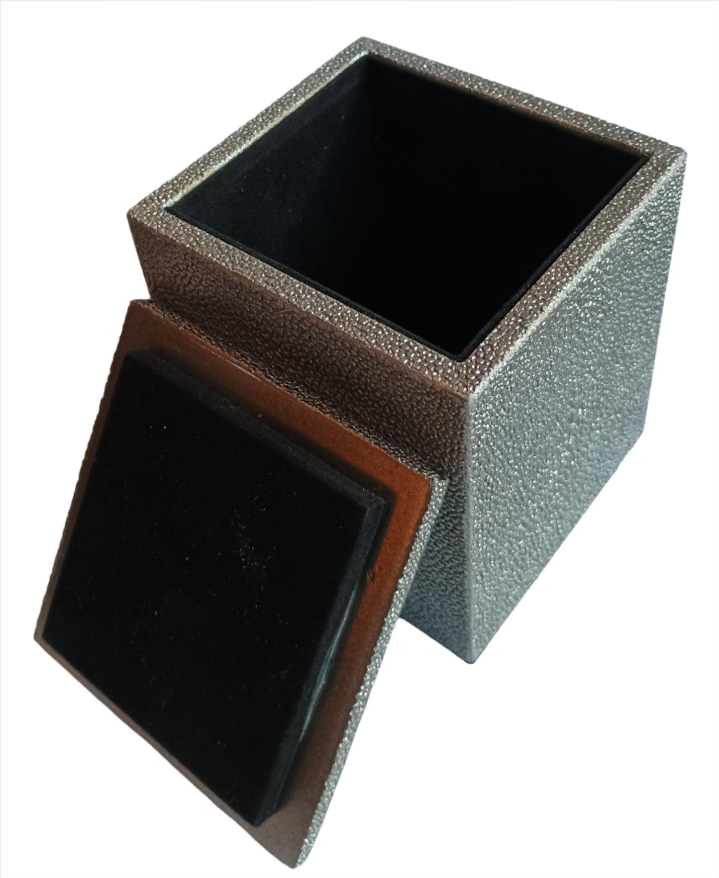 Box - Silver Shagreen Box