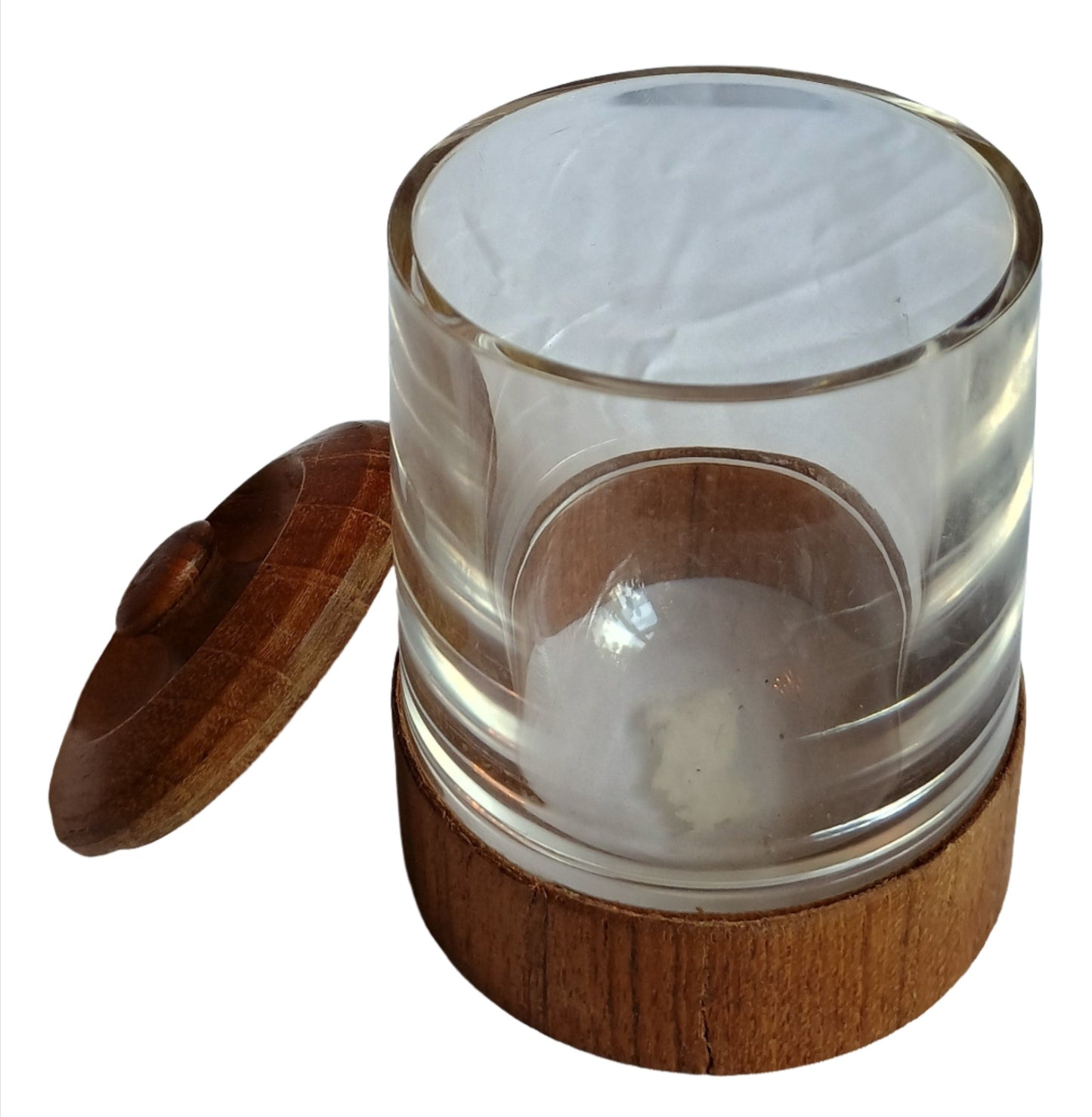 Canister - Wood and Acrylic Canister