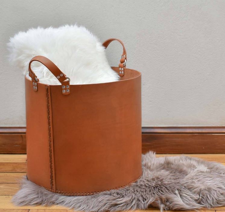 Basket Leather Cowhide - Medium