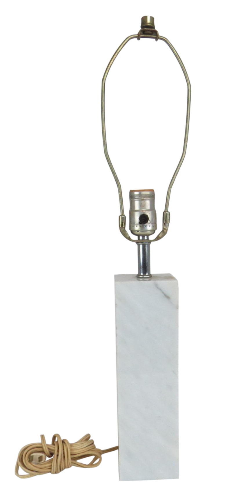 Lamp - White Carrara Marble Table Lamp
