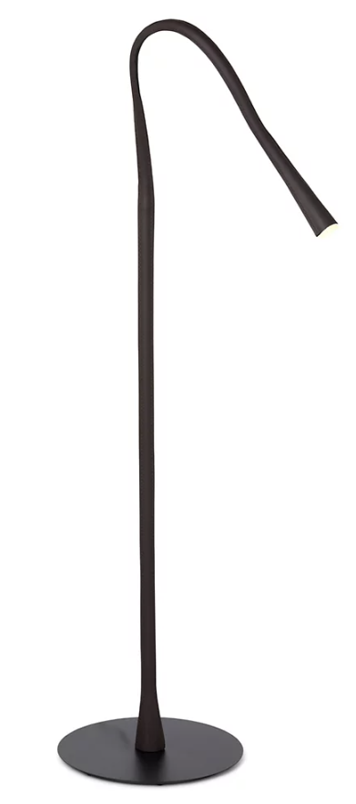 Flexiled Leather Floor Lamp