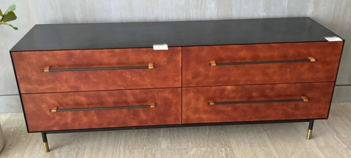Leather Chest of Drawers
