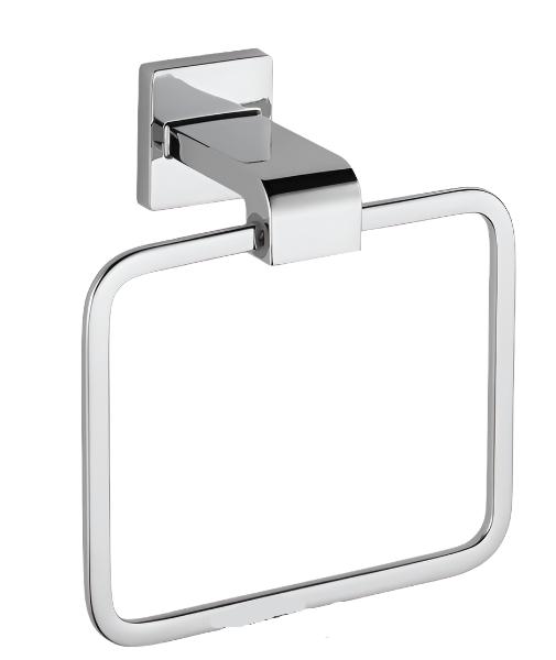 Towel Ring - Chrome Rectangular Towel Ring