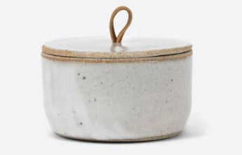 Glazed Ceramic Lidded Canister