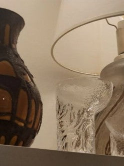 Set of 10 1960's Tall Vintage Tree Bark Glasses