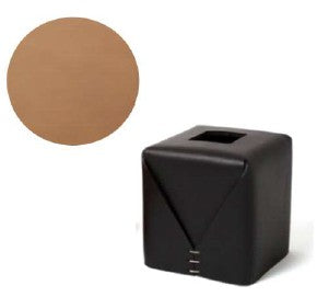 Tissue Box - Brown Leather