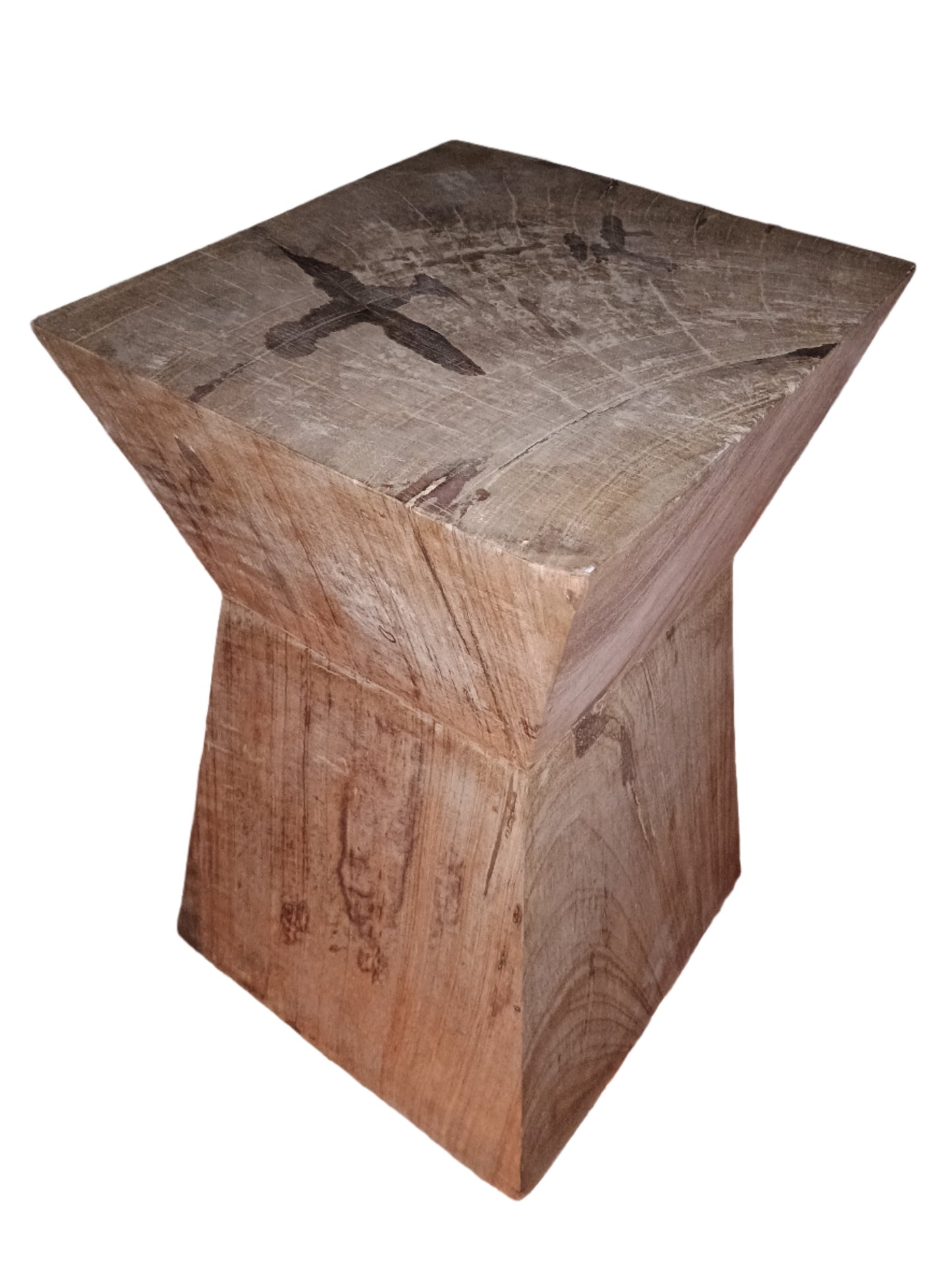 Side Table - Vintage French Wood Side Table