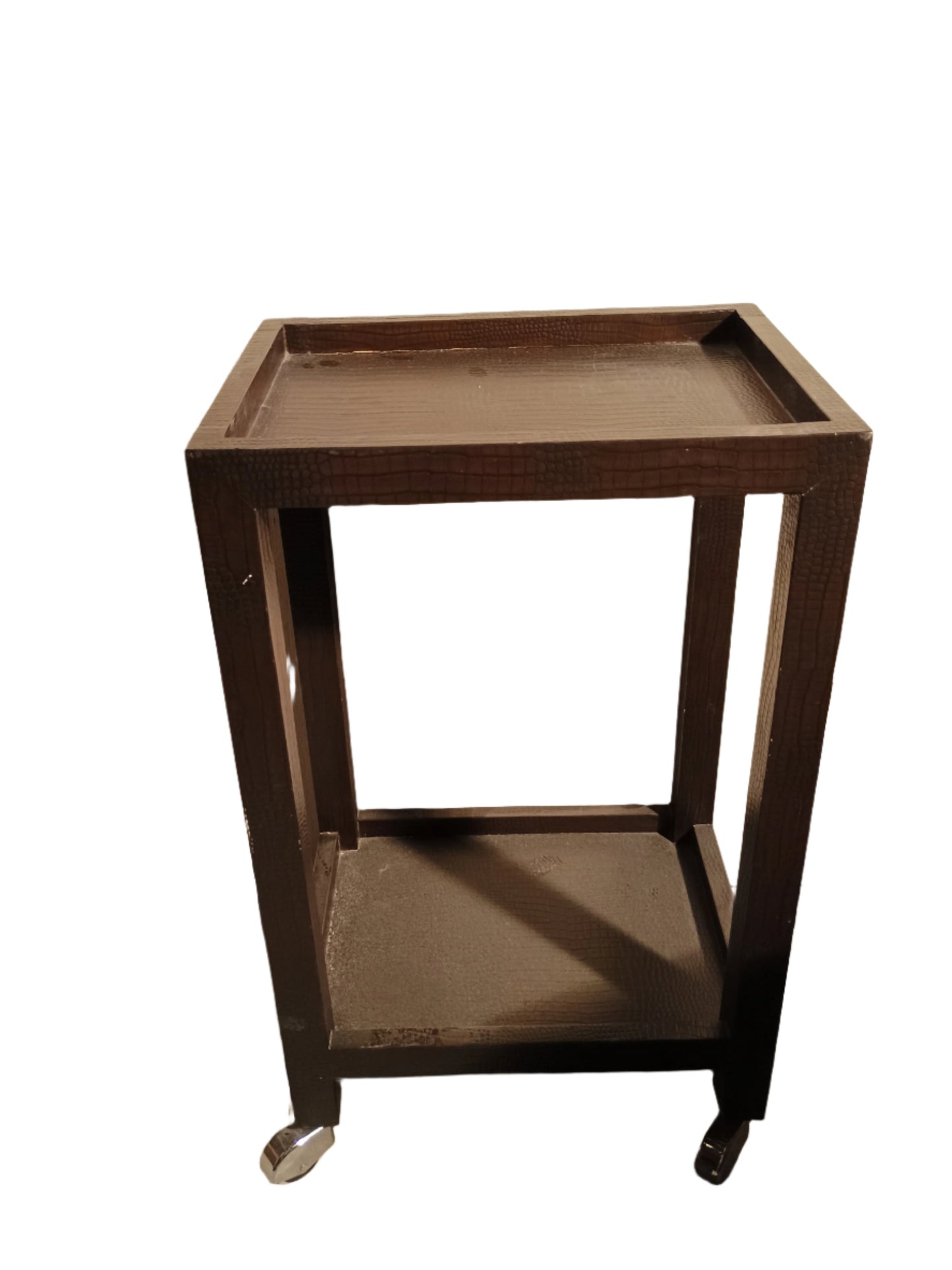 Bar Cart - Reptile Skin Bar Cart