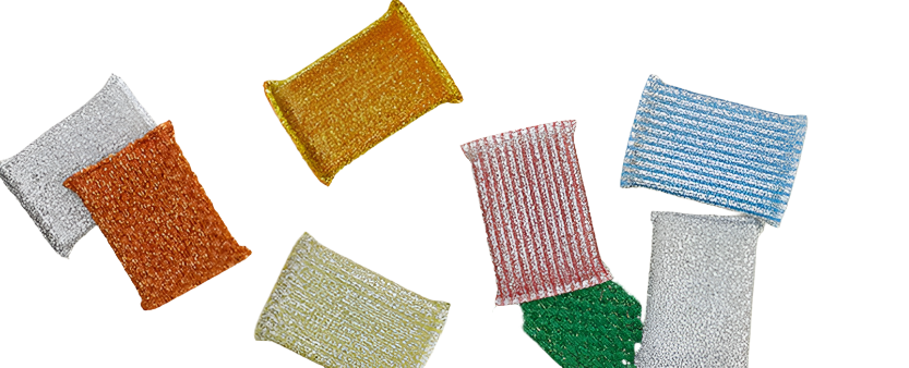 Sponge- Lurex Sponge Set of 3