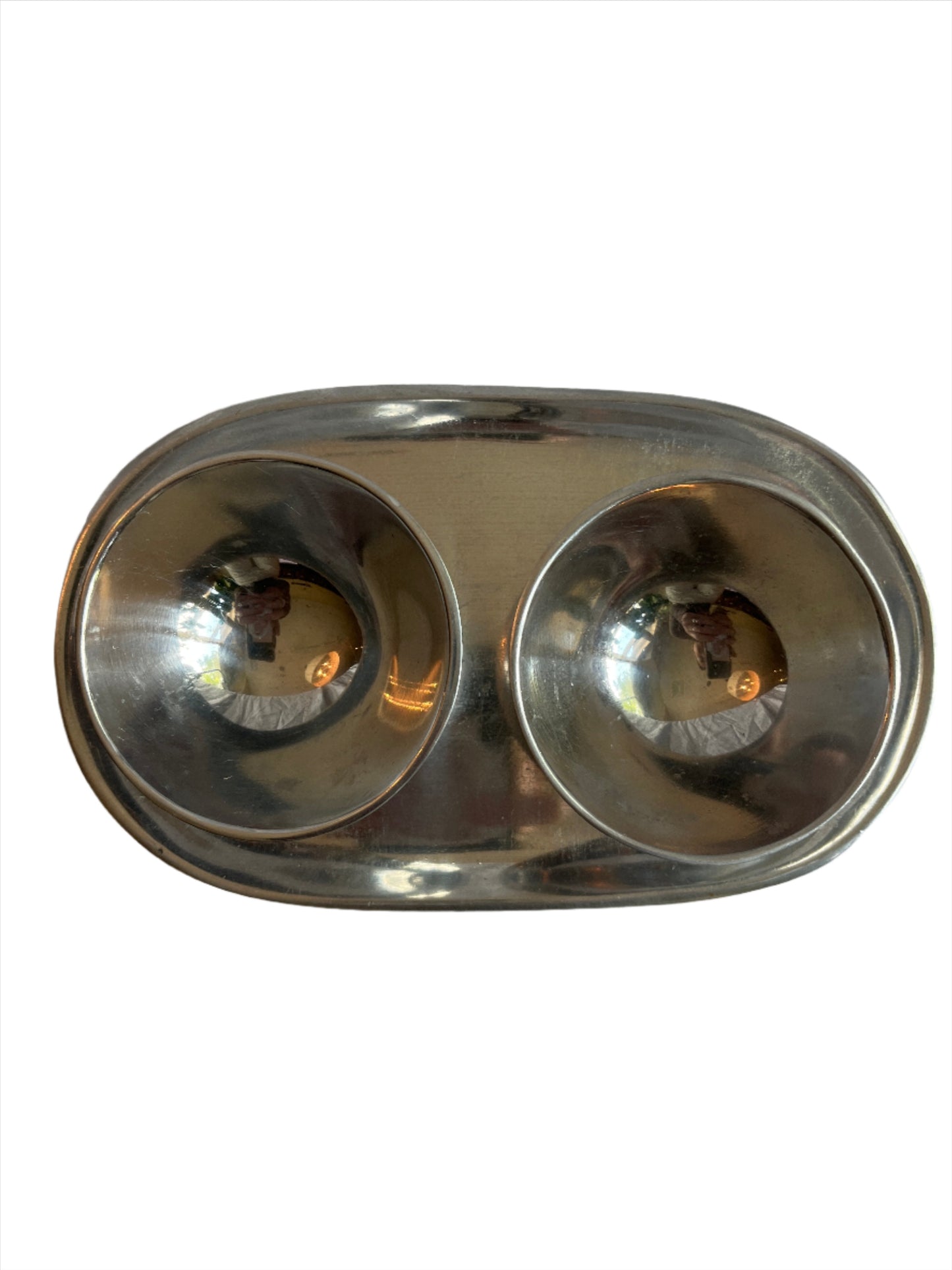 Bowl- Silver Snack Bowls and Tray
