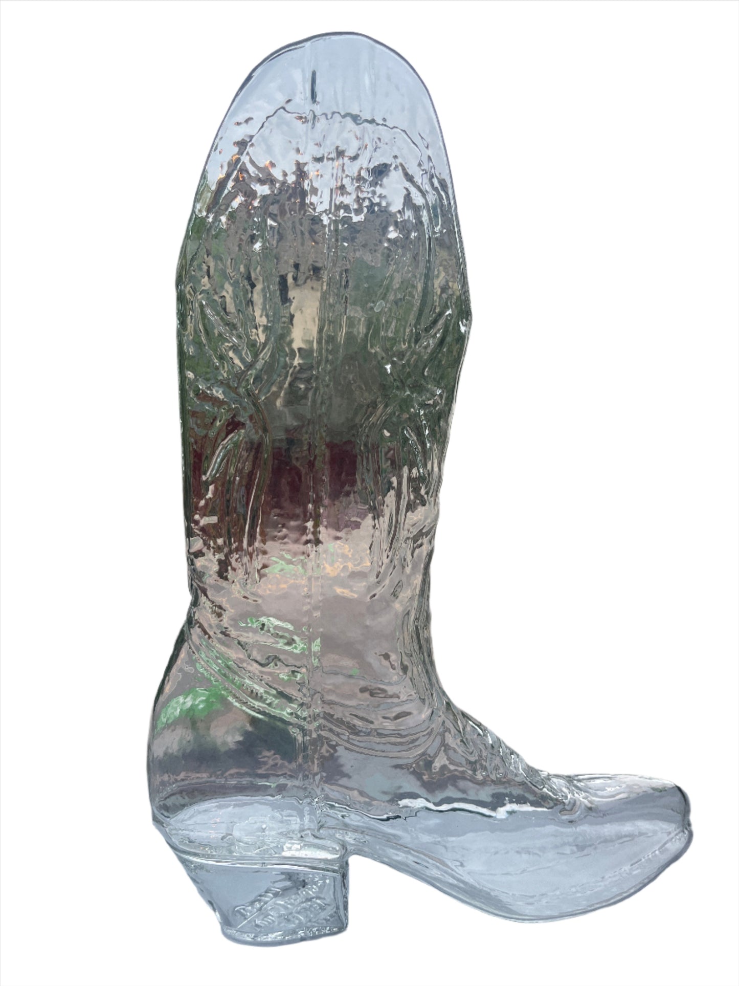 Vase- Glass Cowboy Boot Vase