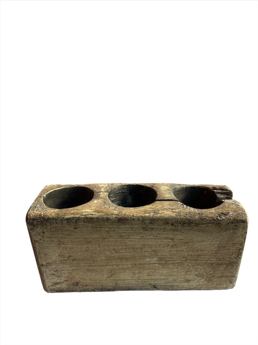 Vessel- Wooden Block Vessel