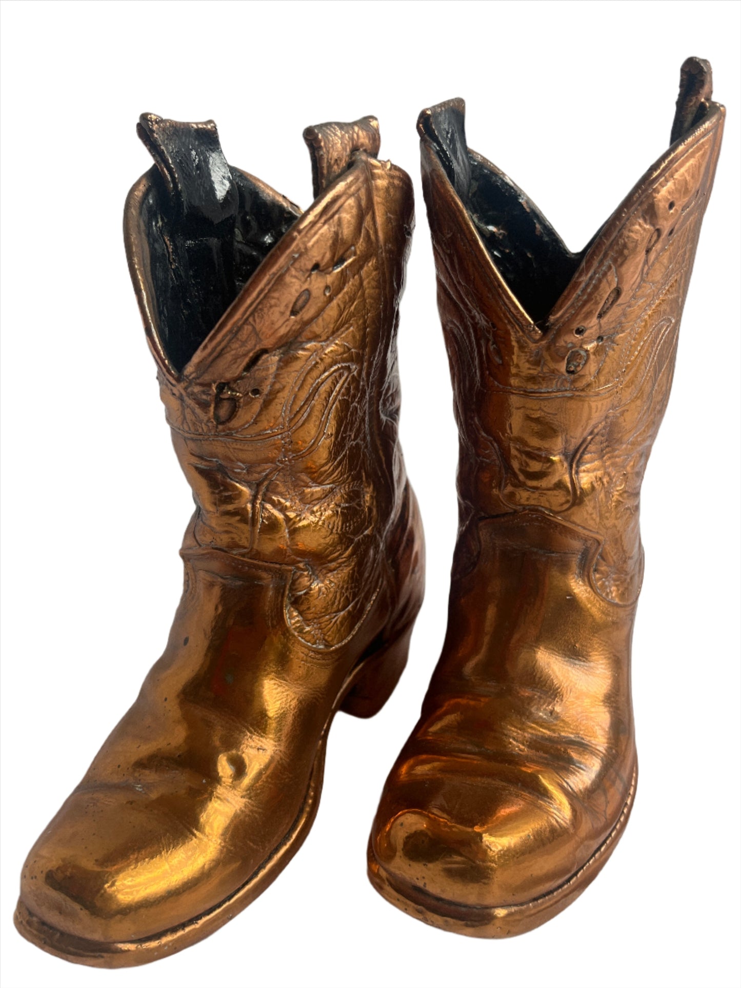 Decorative Copper Cowboy Boots
