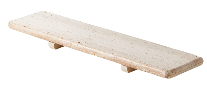 Caddy- Pierce Travertine Bath Caddy