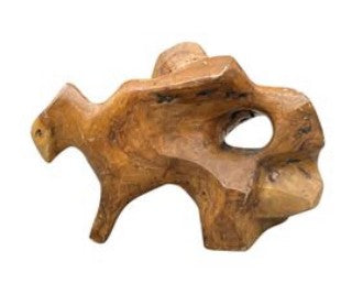 Abstract Bull Sculpture
