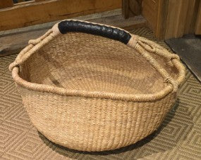 Basket Handwoven with handles - Small