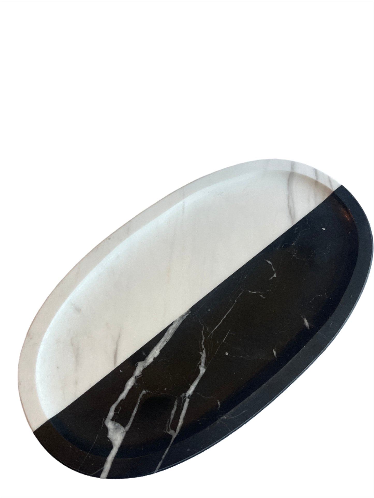 Vanity Tray- Black and White Marble Vanity Tray