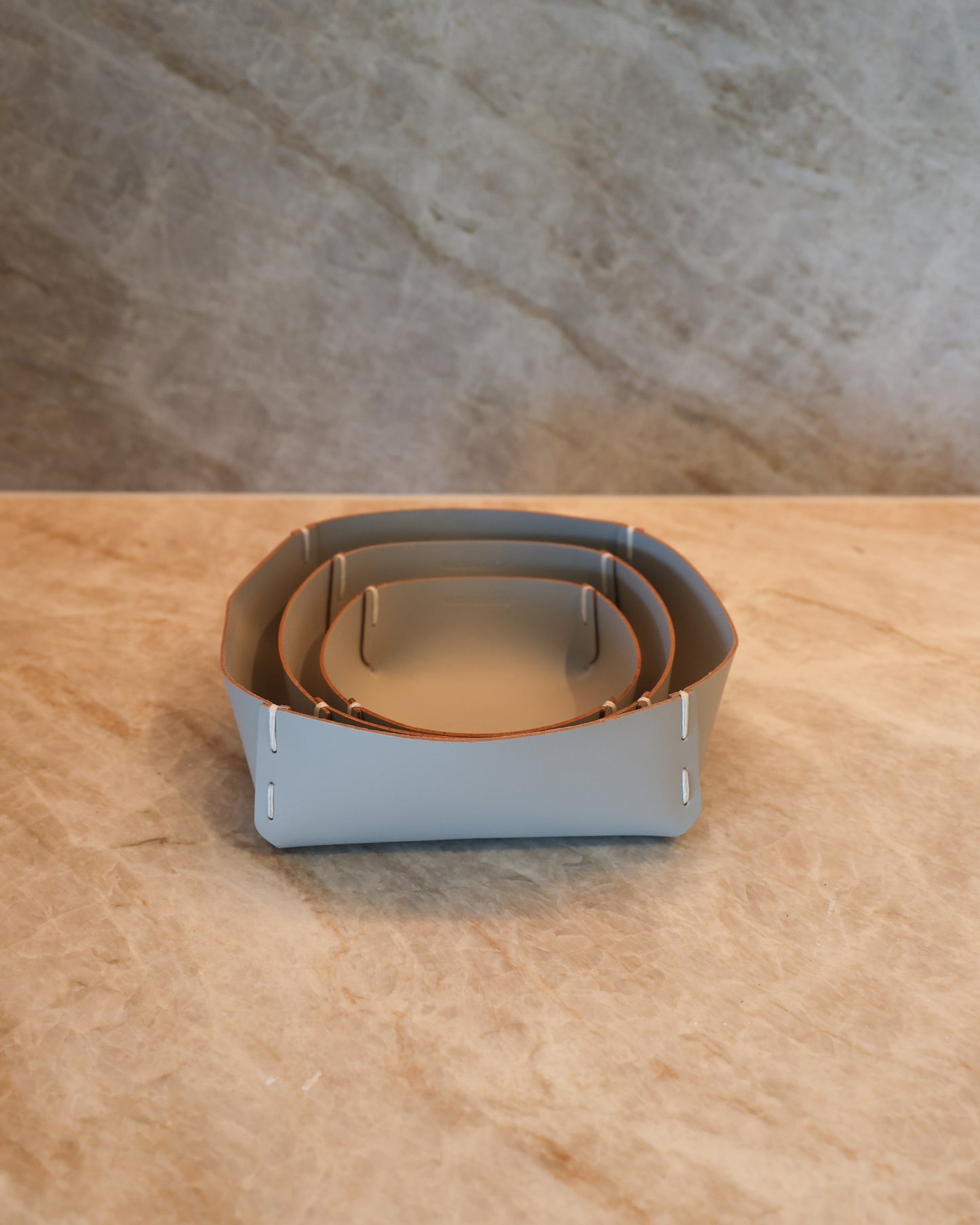 Leather Nesting Tray