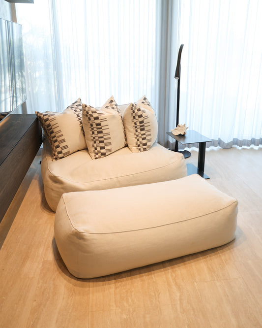 Bean Bag Chair and Ottoman