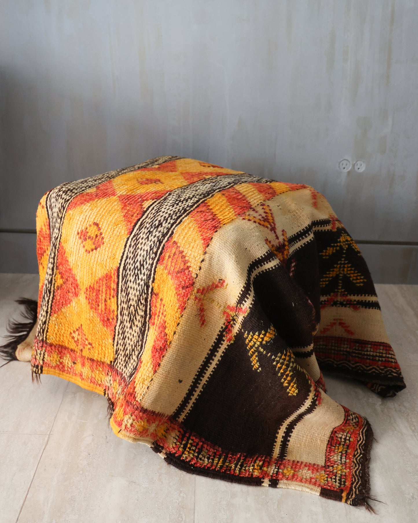 Vintage Moroccan  Handwoven Rug