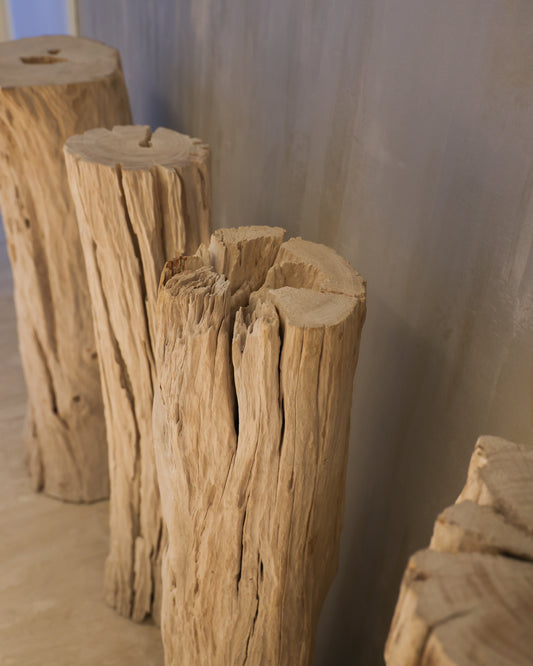 Wooden Log Sculptures