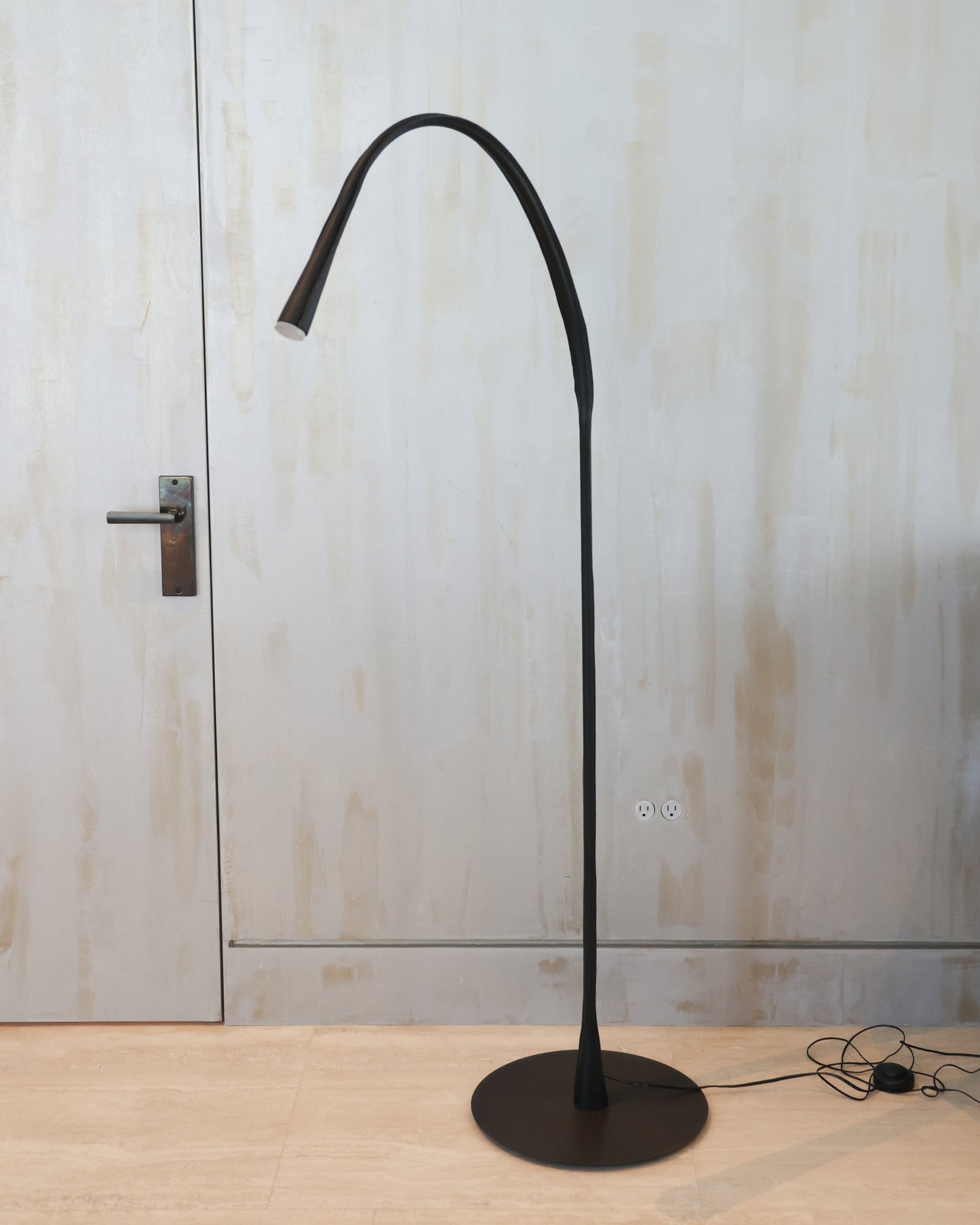 Flexiled Leather Floor Lamp