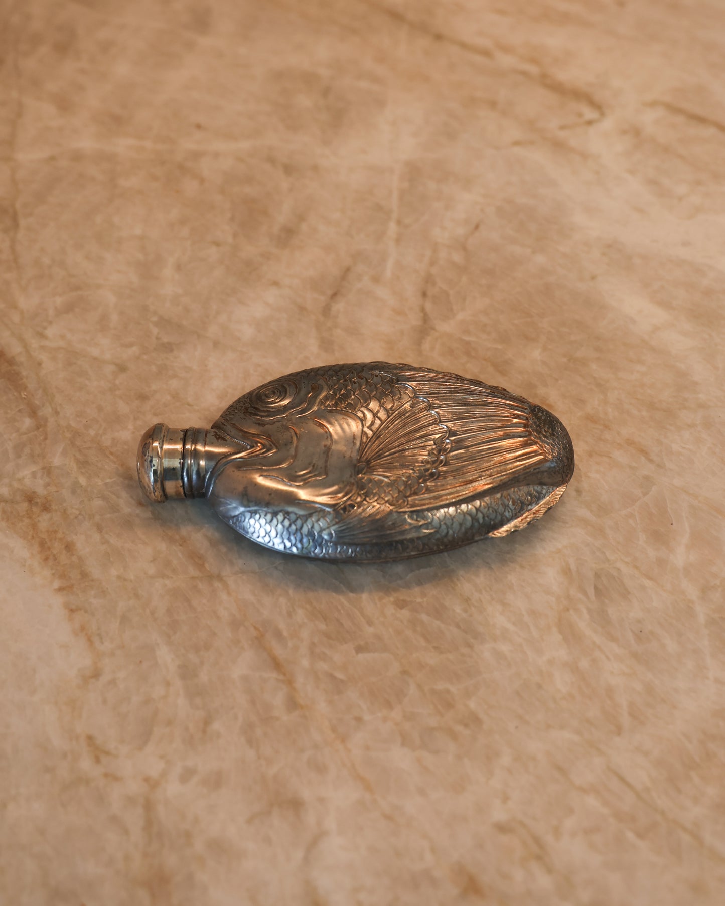 Silver Fish Flask