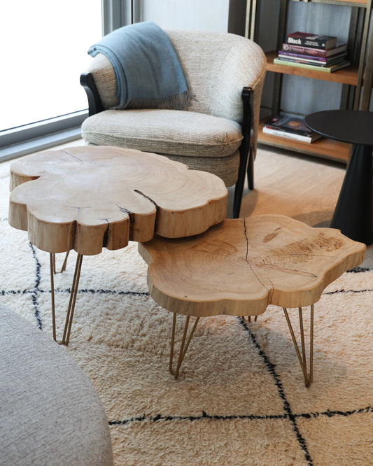 Live Edge Nesting Tables