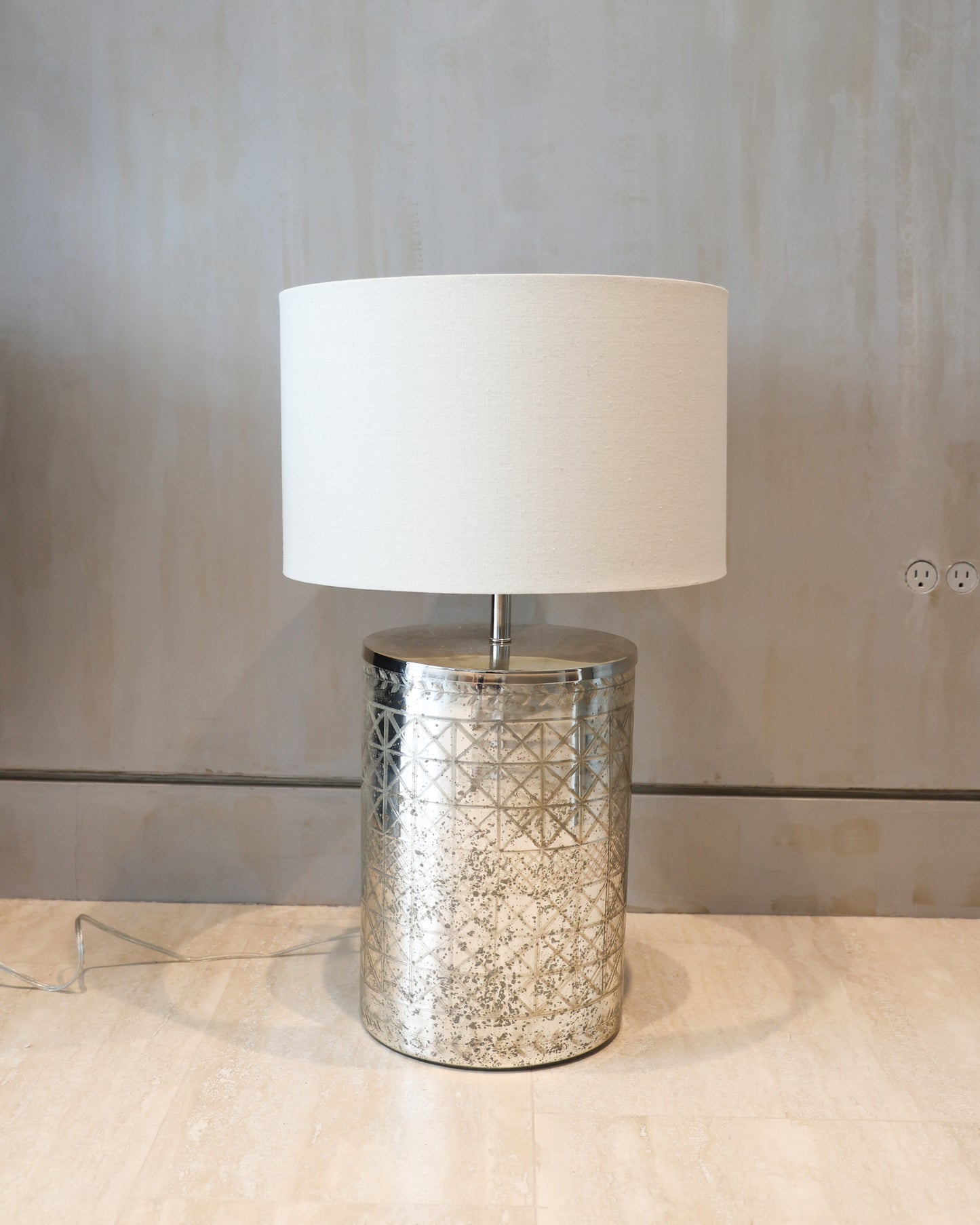Mercury Glass Table Lamp