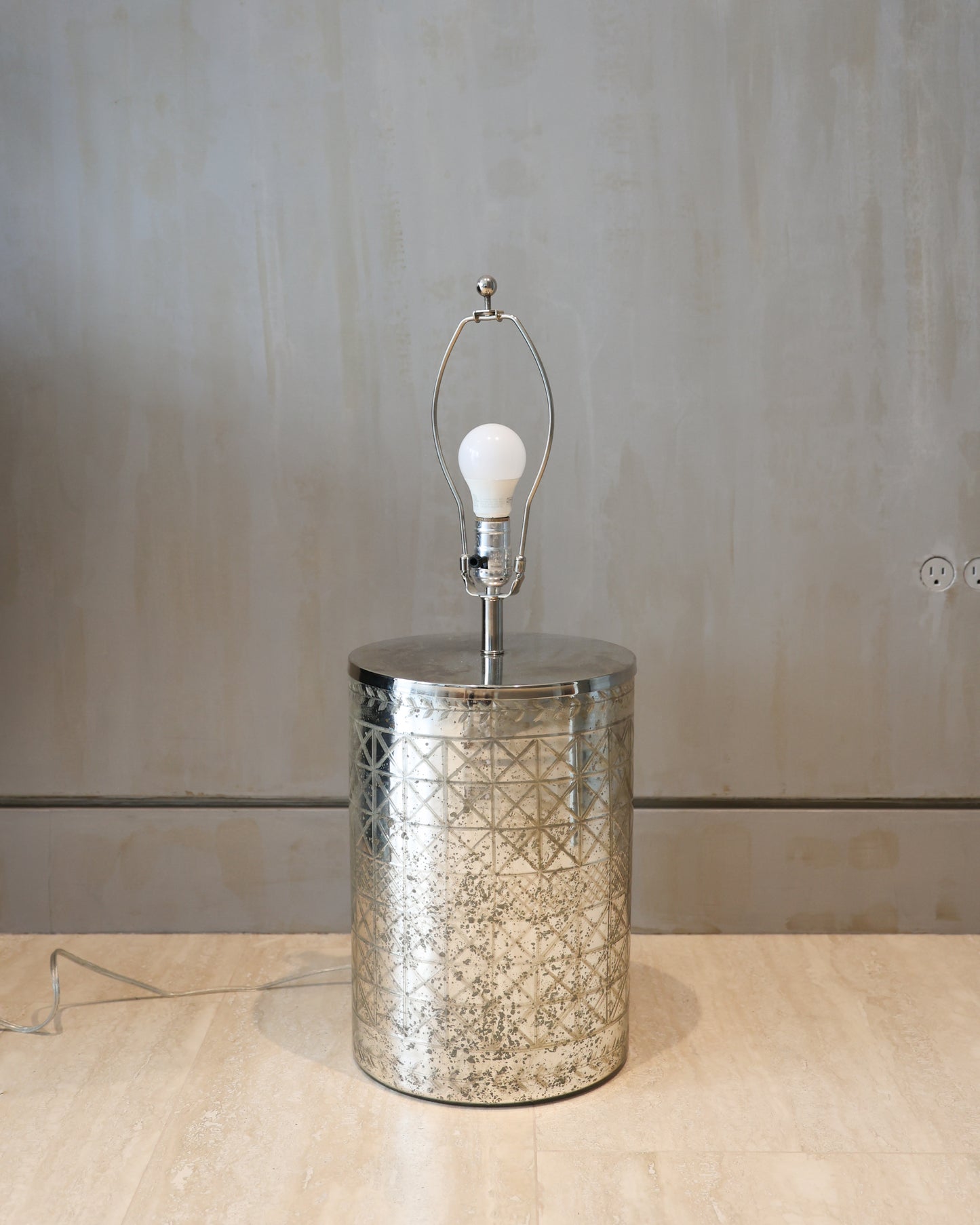 Mercury Glass Table Lamp