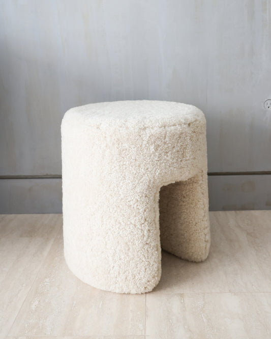 Sheepskin Pouf