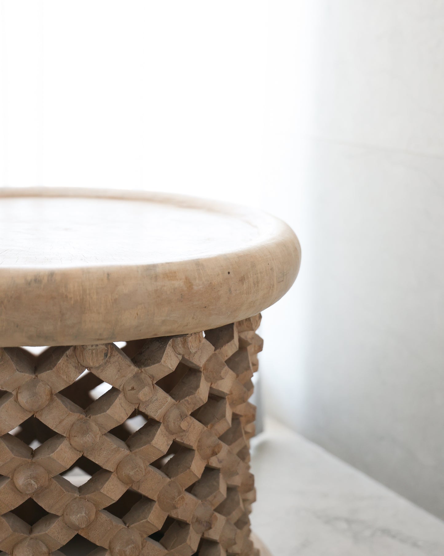 Bamileke Tribe Wooden Stool