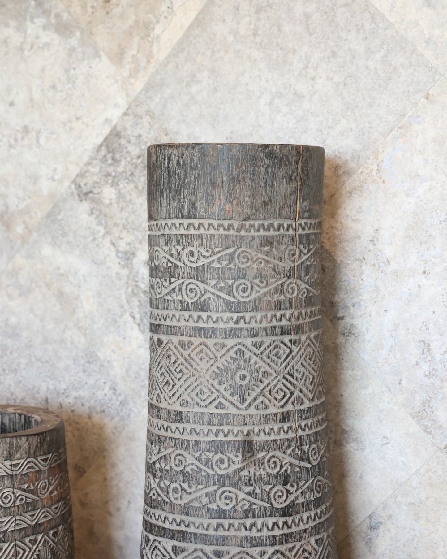 Carved Wooden Vessels