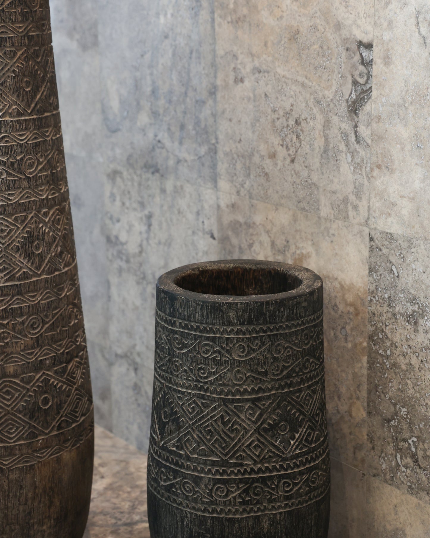 Carved Wooden Vessels