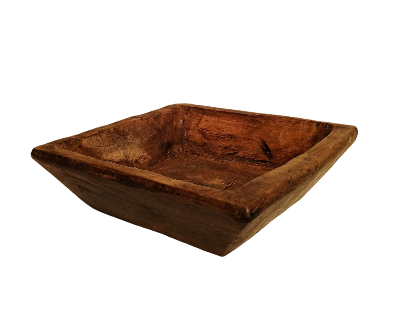 Bowl-Square Wood Stacking Bowls
