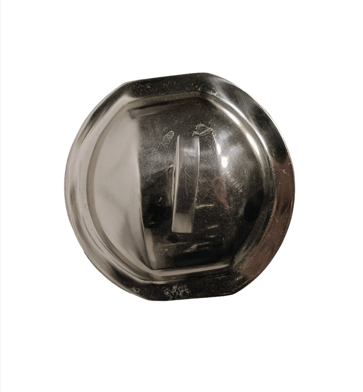 Jar-Round Silver Jar with Lid