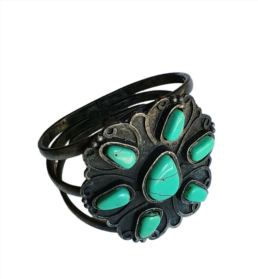 Napkin Rings - Turquoise Handcrafted, Set of 4