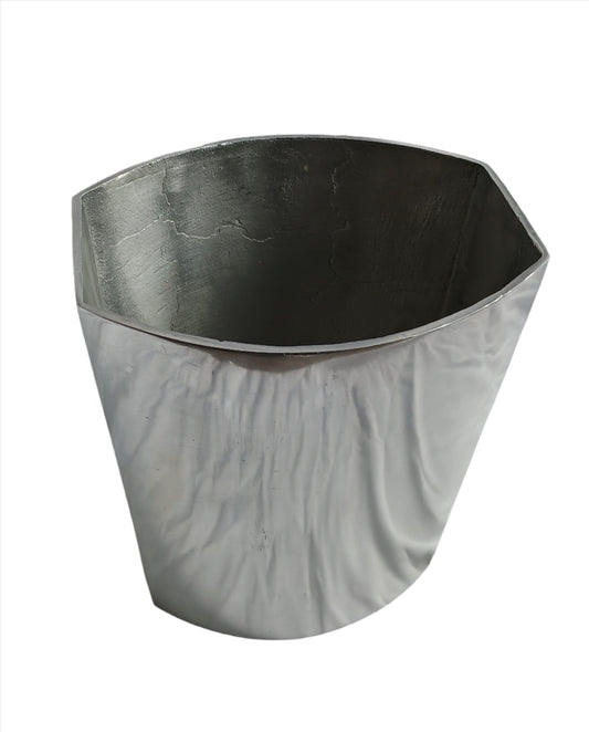 Waste Basket - Silver Waste Basket