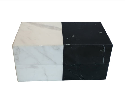 Box - B&W Marble Box