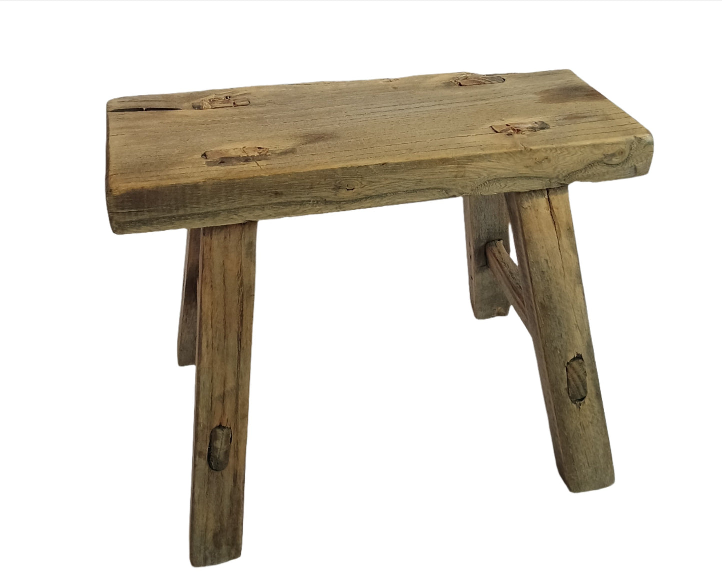 Stool - Mini Rustic Wood Foot Stool