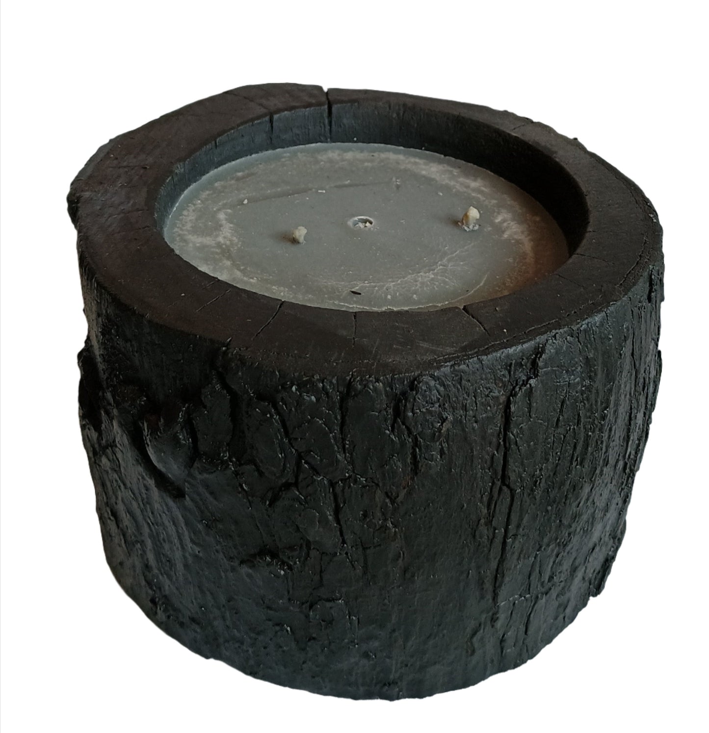 Candle - Black Log Candle