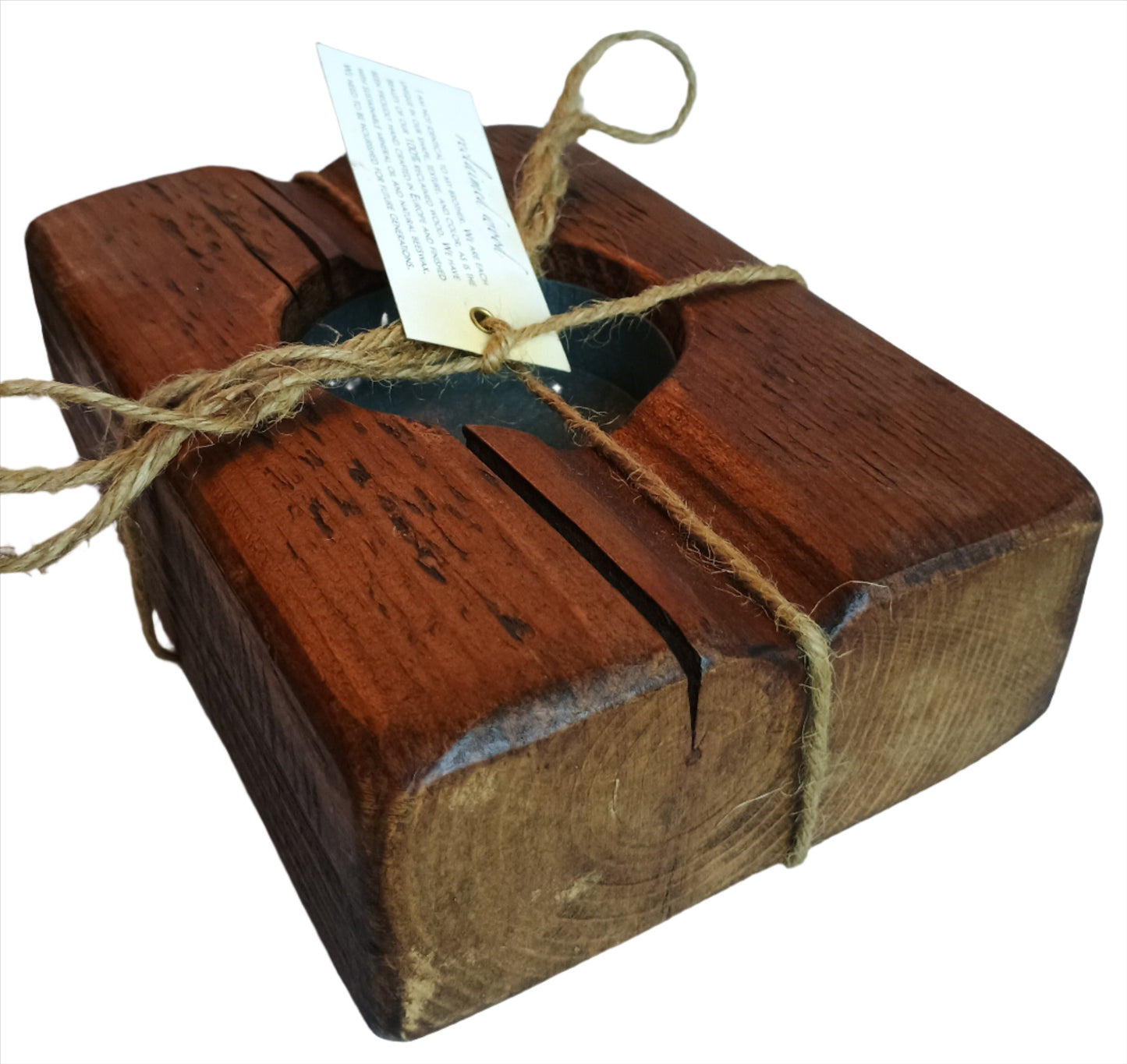 Ashtray - Reclaimed Wood Cigar Ashtray